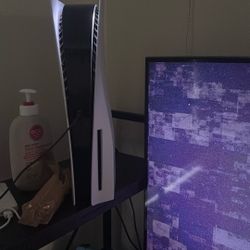 Almost New Ps5 Wireless Charging Station With Latest Game
