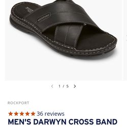 New Men's Rockport SLIder Sandles Size 9 See All Pictures Located Rancho&Mill Colton