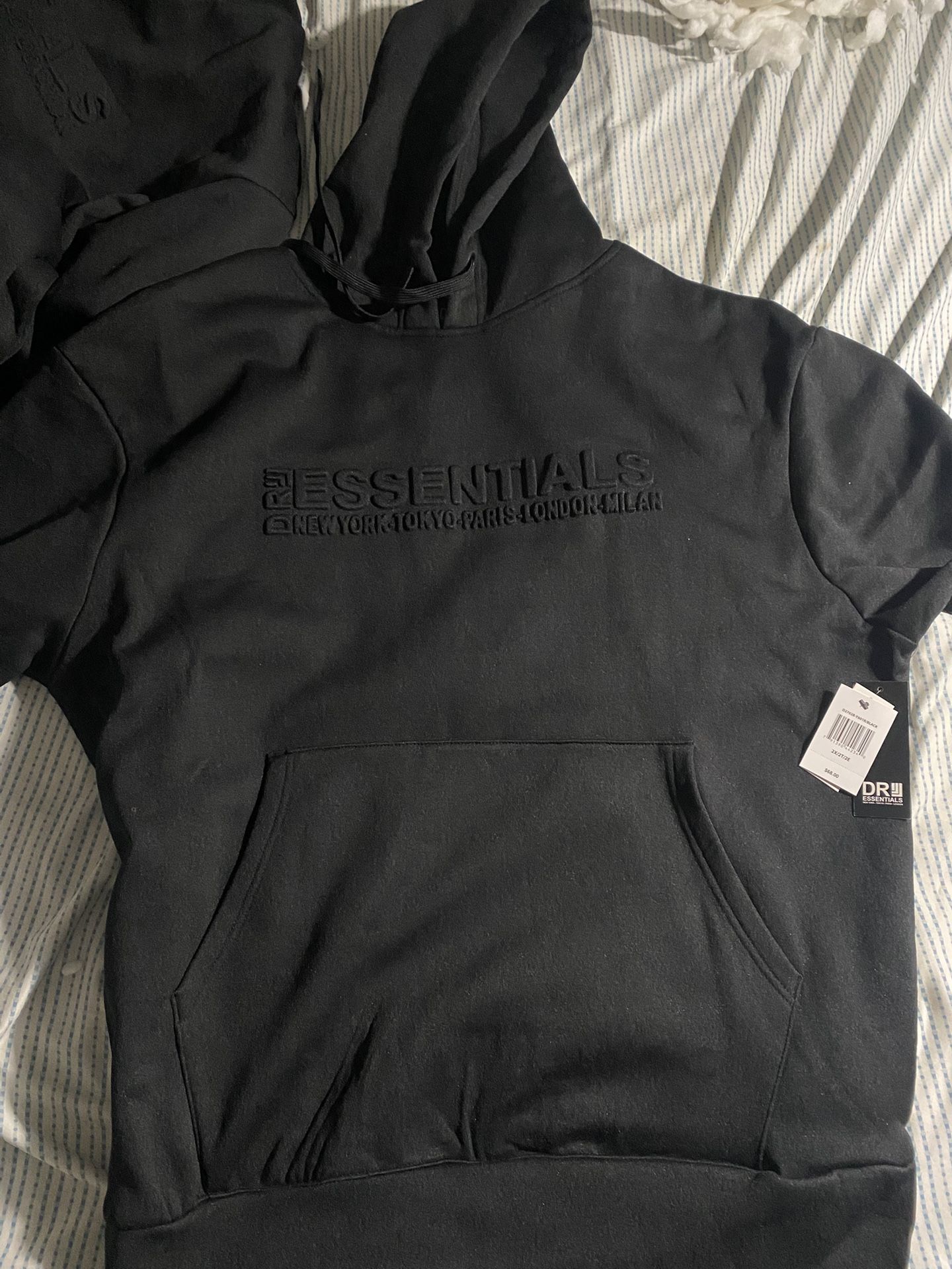 2XL Black Essential Black Sweatshirt 