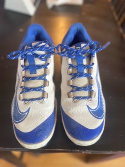 Nike Low-Top Cleats Blue and White