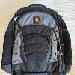 SwissGear Wenger® Synergy Laptop Backpack, Black/Gray