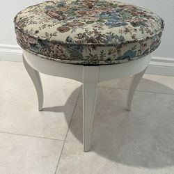 Vintage Ottoman, Foot Stool, Side Table