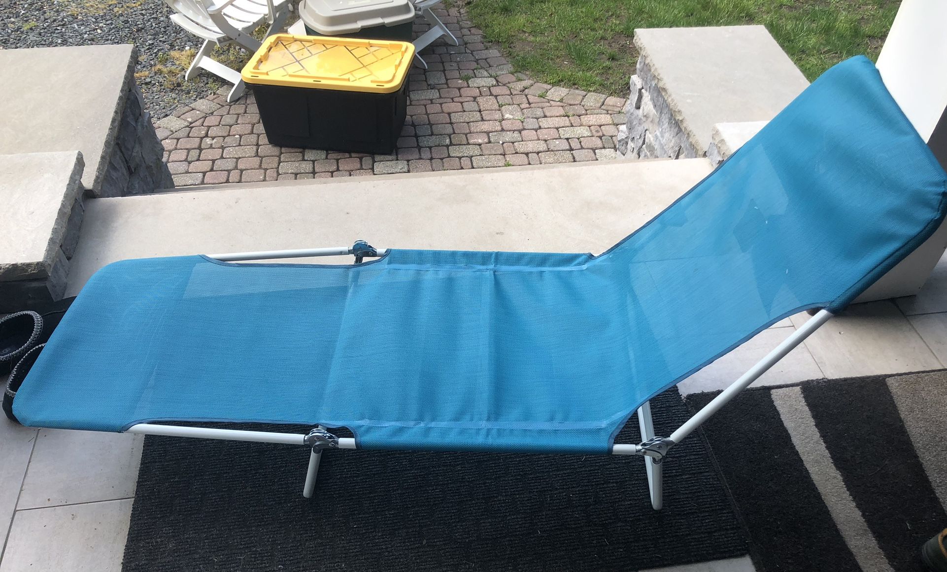 New Turquoise Blue Lounge Chair