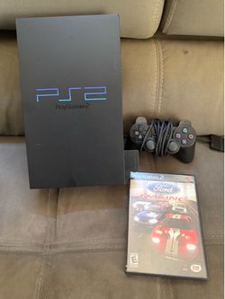 PlayStation 2 Console with Controller and Game