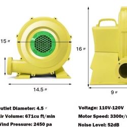 NEW BOUNCE HOUSE BLOWER