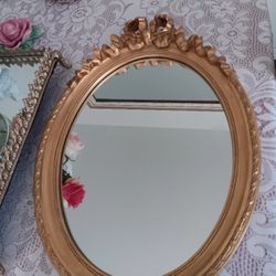 Gorgeous Gold Oranate Mirror For SALE 