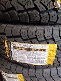 New Set of tires 265 70 17 APLUS AT