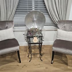 Accent Chairs - Lavender Velvet 