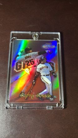 Barry Bonds San Francisco Giants 1999 Topps Gold Label 1 Holo Refractor