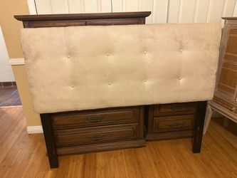 Queen fabric headboard
