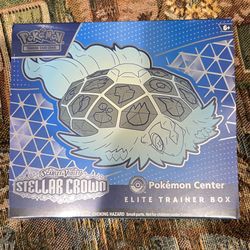 Pokemon center Stellar Crown ETB sealed