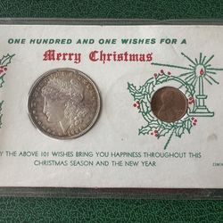 One Hundred And One Wishes For A Merry Xmas 2 Coin Set 