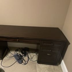 Desk for sale! The Whitney Desk from Pottery Barn in Espresso. $200 OBO. Pick up Only!