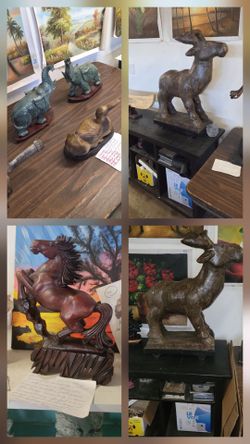 Vintage Asian sculptures