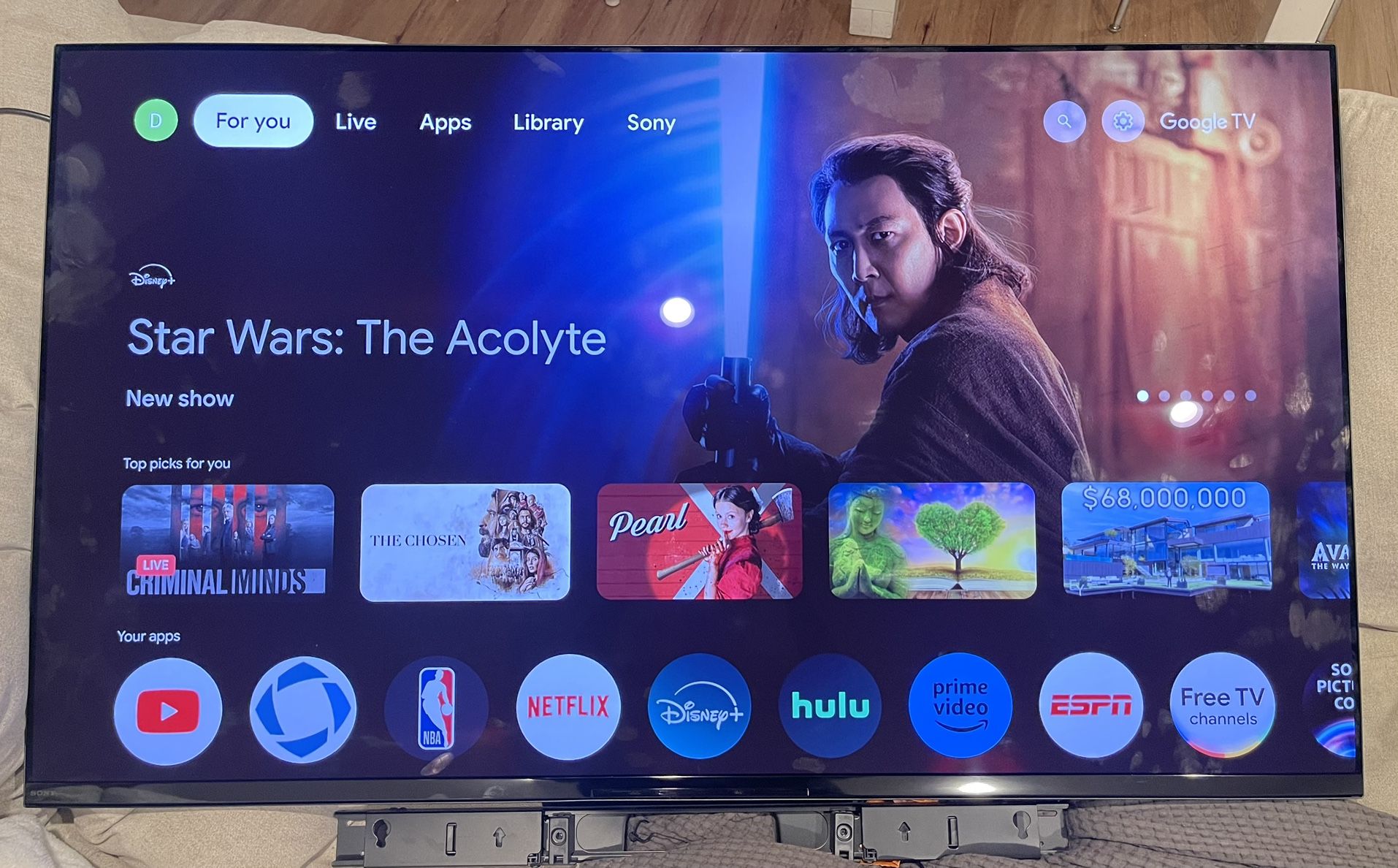 Sony 55" Class Bravia XR A95K OLED 4K UHD Smart Google TV