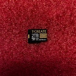 TEAMGROUP T-Create A2 2TB Micro U3 V30 R/W Speed up to 160/150 MB/s High Speed