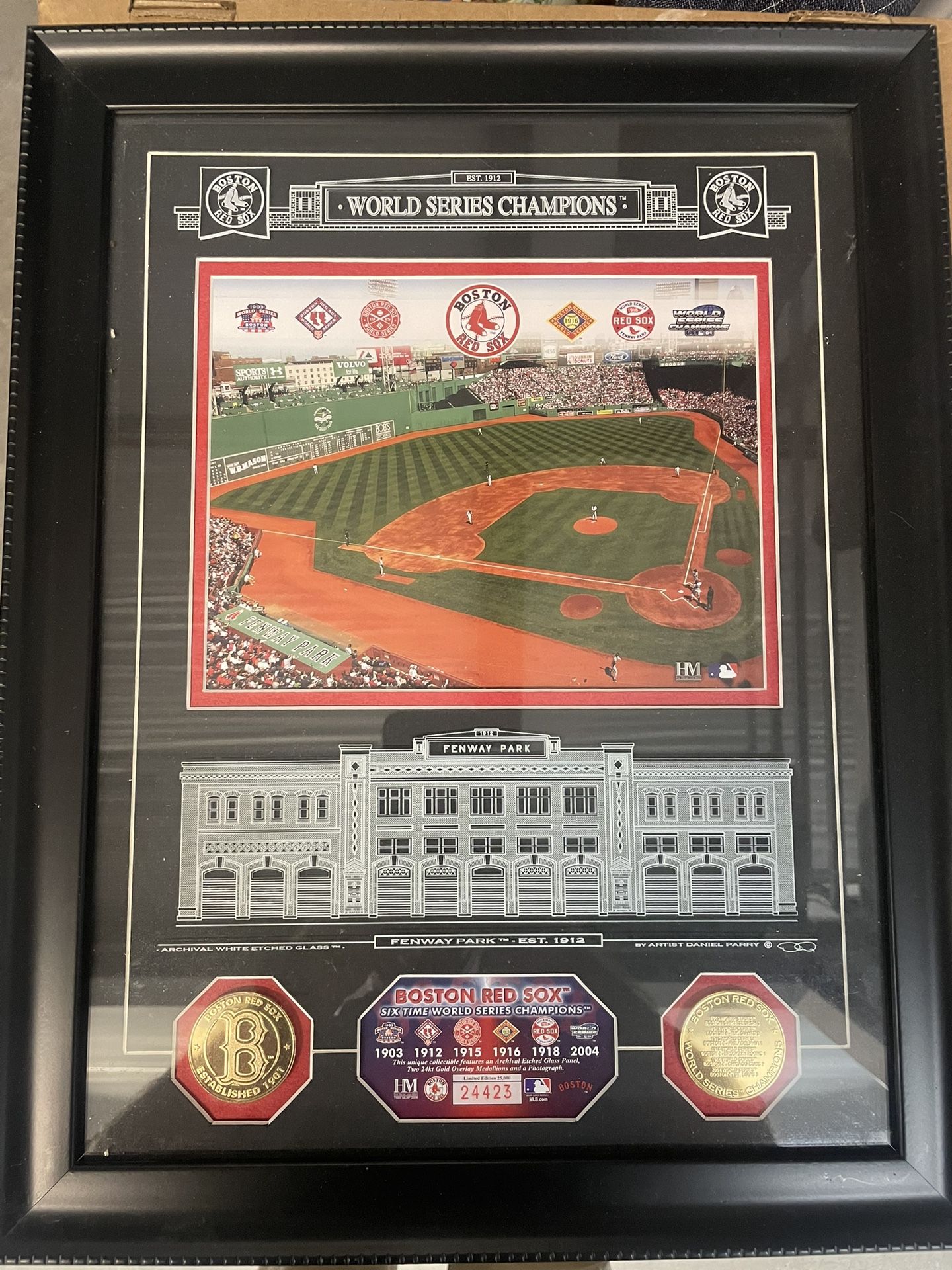 Boston Red Sox Fenway Park World Series Champions Collectible Frame – $150