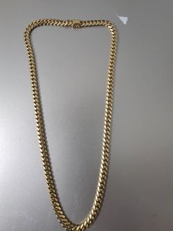 Cadena de oro 10 k  122 g