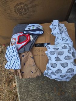 Boys clothes/accessories newborn-9months