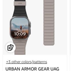 URBAN ARMOR GEAR UAG Compatible with Apple Watch Band 49/46/45/44mm, Double Side Reversible Magnetic