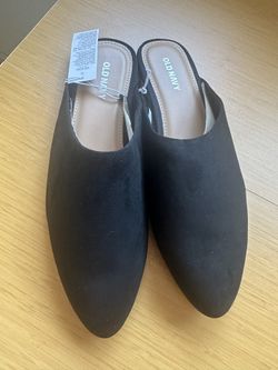 Old Navy Women  Black Mule Shoes 