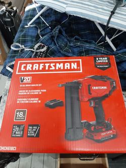 CRAFTSMAN 18GA BRAD NAILER KIT CORDLESS