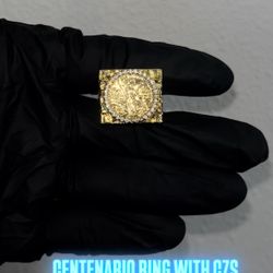 GOLD FILLED CENTENARIO RING