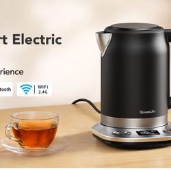 GoveeLife Smart Electric Kettle Temperature Control, WiFi Electric Tea Kettle with Alexa Control, 1500W
