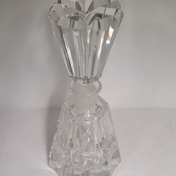 Beautiful Vintage Large Crystal Perfume Bottle