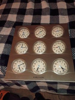 Karlsson World Time Zone Wall Clock