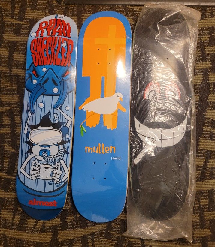 Rare Vintage NOS Skateboards Prime Enjoi Rodney Mullen Ryan Sheckler Mint In Shrink