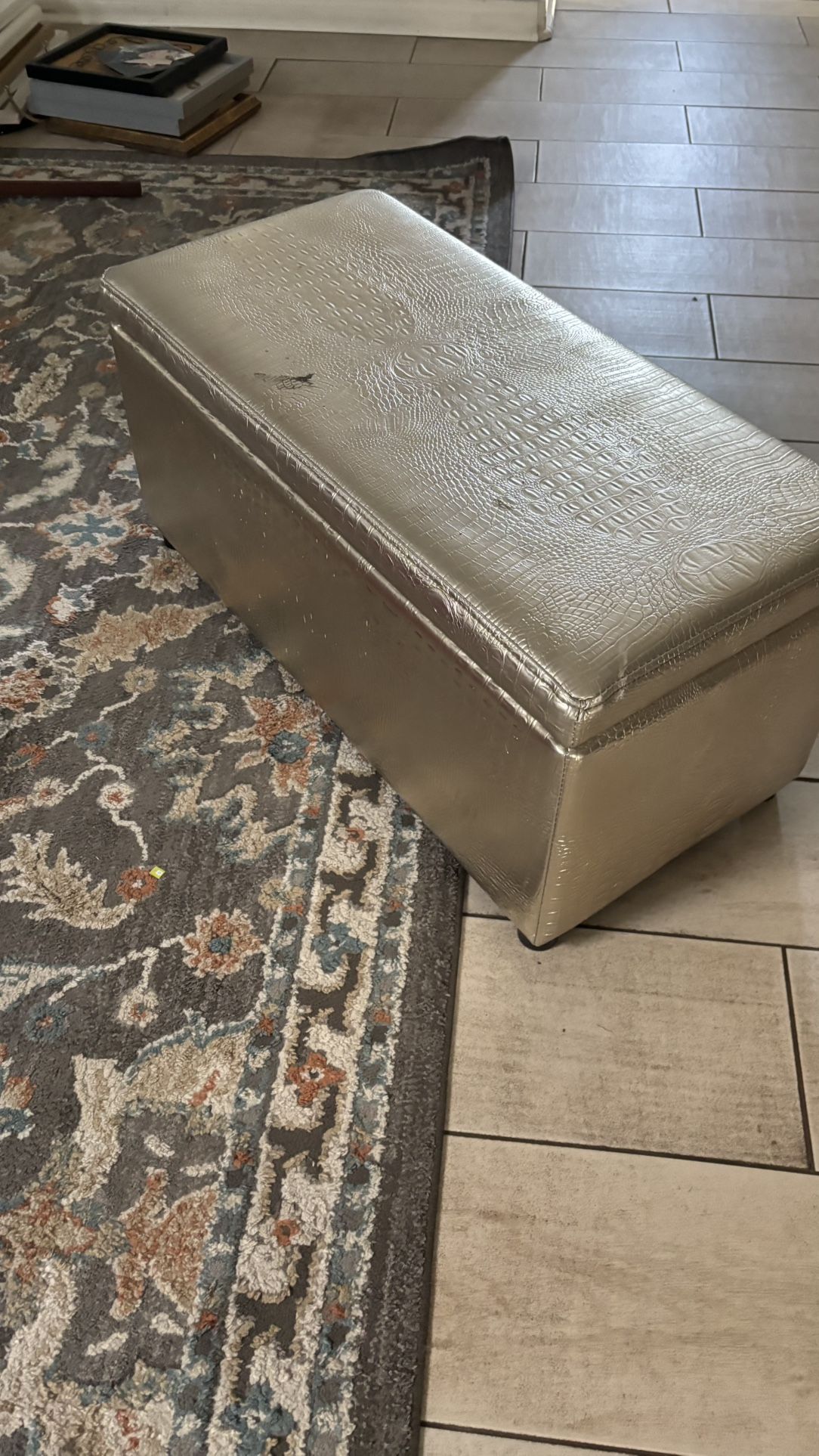 Gold Small Bench
