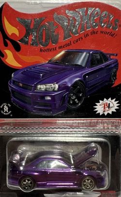 2020 Hot Wheels RLC Nissan Skyline GT-R R34 Purple