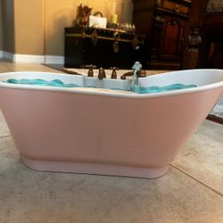 american girl doll bath tub with accessories