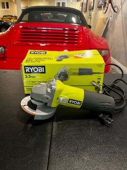 Ryobi 5.5 Amp 4-1/2” Angle Grinder