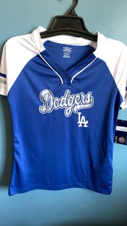 LOS ANGELES DODGERS SOFT MATERIAL JERSEY KIDS SIZE MEDIUM 7/8 PRICE FIRM $22