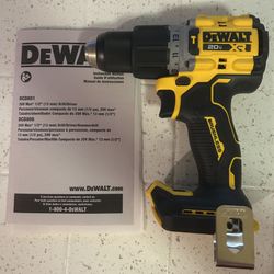NEW DeWalt Taladro 20V Solo Herramienta No Incluye Bateria