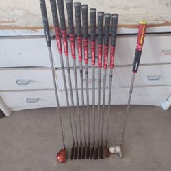 Ping Eye ll Black Dot Set ++ Putter & 5 Wood 