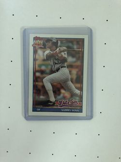 Sammy Sosa baseball card