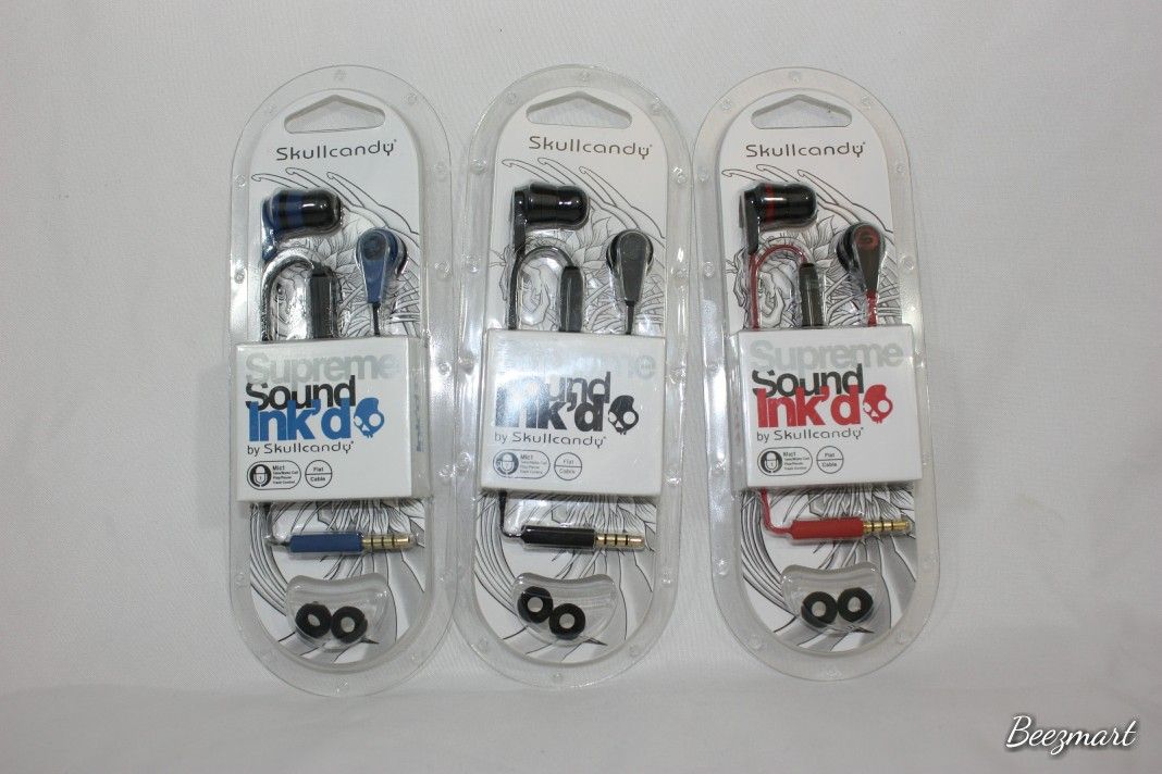 Skullcandy Samsung JVC iPhone earbuds headphones ear bud many different types of available