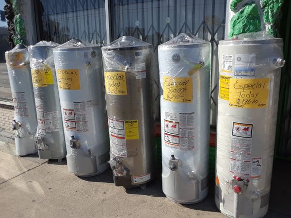 30-40-50-38-gallon water heater starting at 240 and 220 and 250 and 200