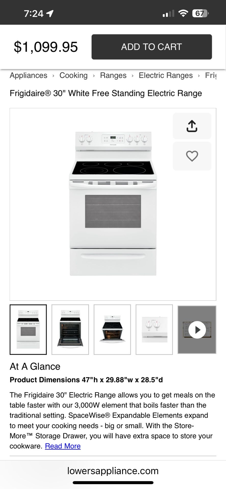 Oven Range And Refrigerator 