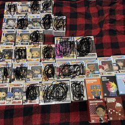Funko Pops And Youtooz Figurines