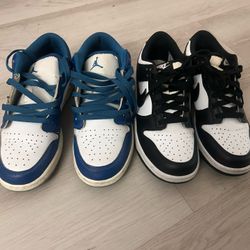 Used Nike Low Dunk Panda & Used Air Jordan 1 Low  