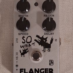 SO WHAT Flanger Guitar FX pedal by Caline