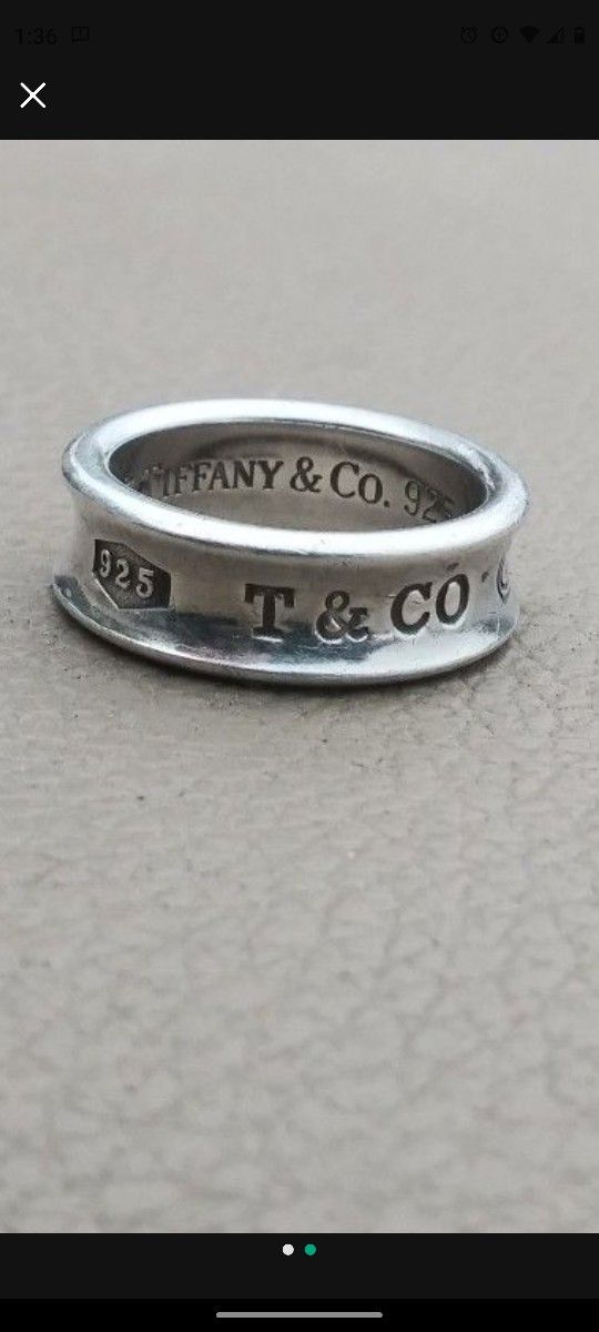 TIFFANY & CO.STERLING SILVER WOMAN'S BAND