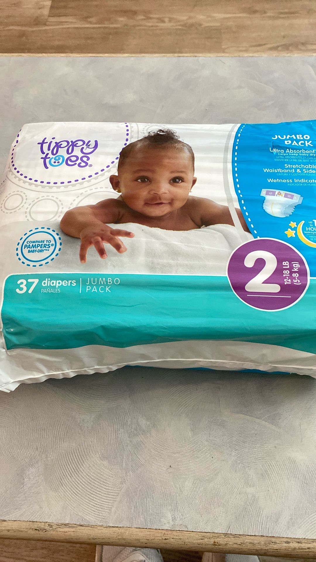 Tippy Toes Diapers Size 2