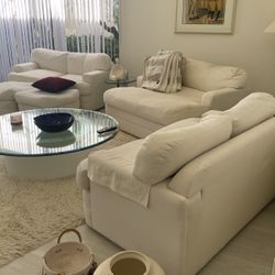 Five  Piece Couch’s With Ottomans