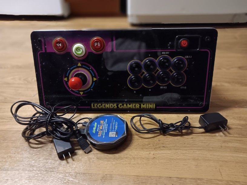 Retro Legends Gamer Mini Arcade Console