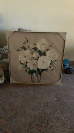 Flower picture frame